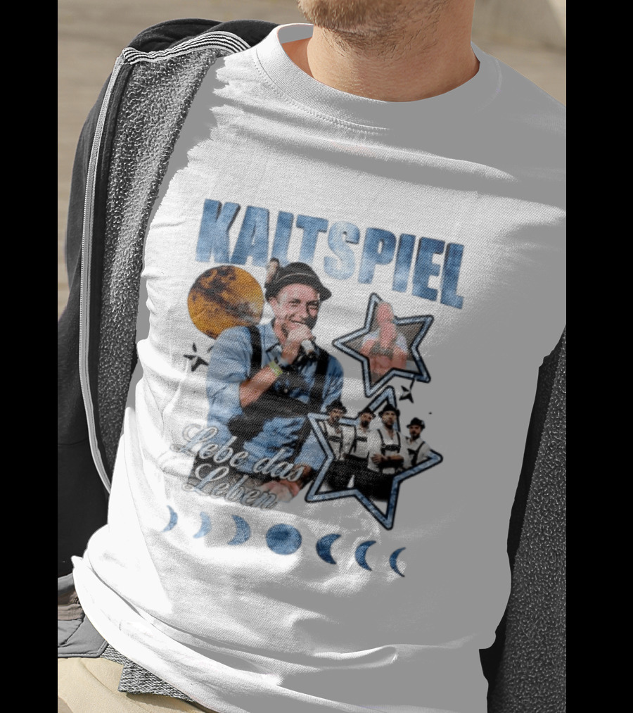 Kaltspiel Lebe Das Leben Moon Phases Band Performance T-Shirt