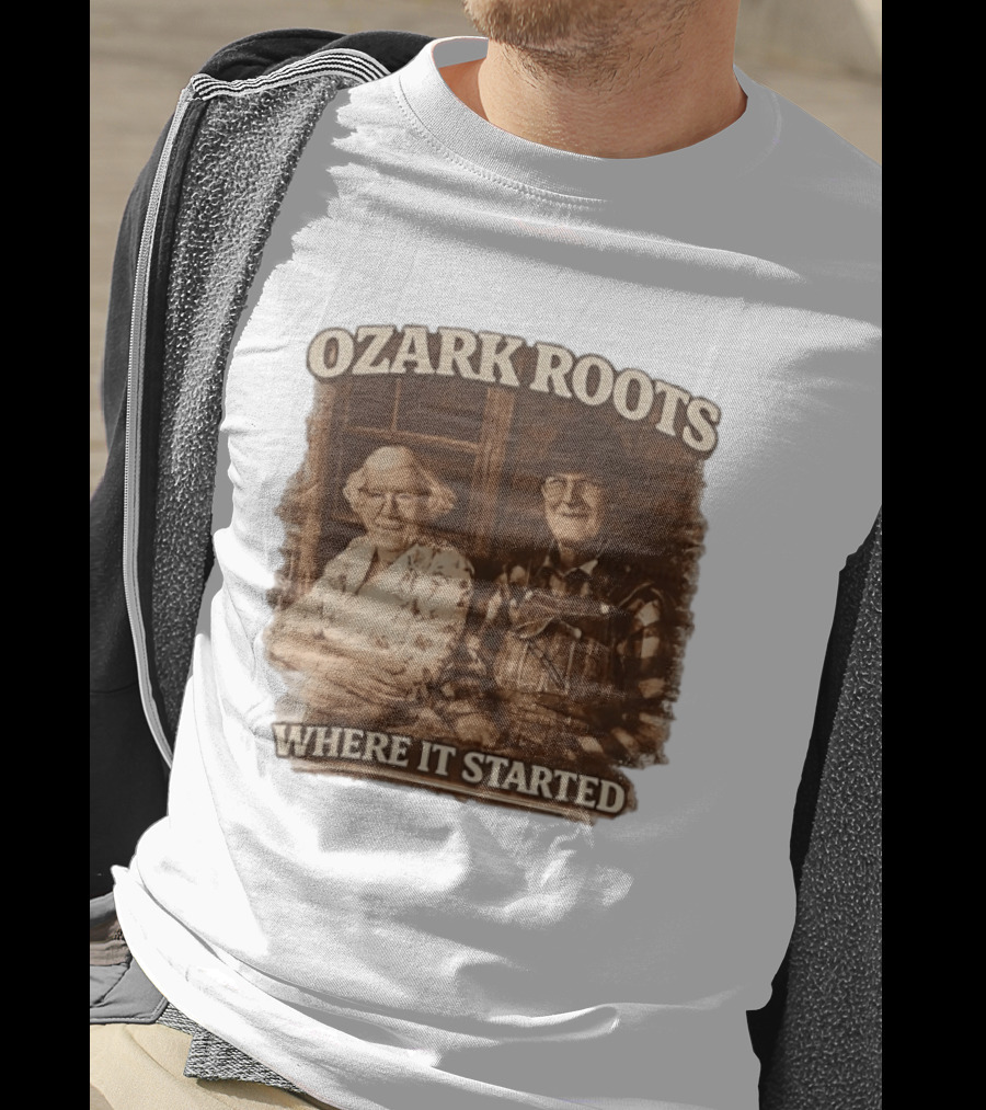 Ozark Roots Where It Started Vintage Farmhouse T-Shirt