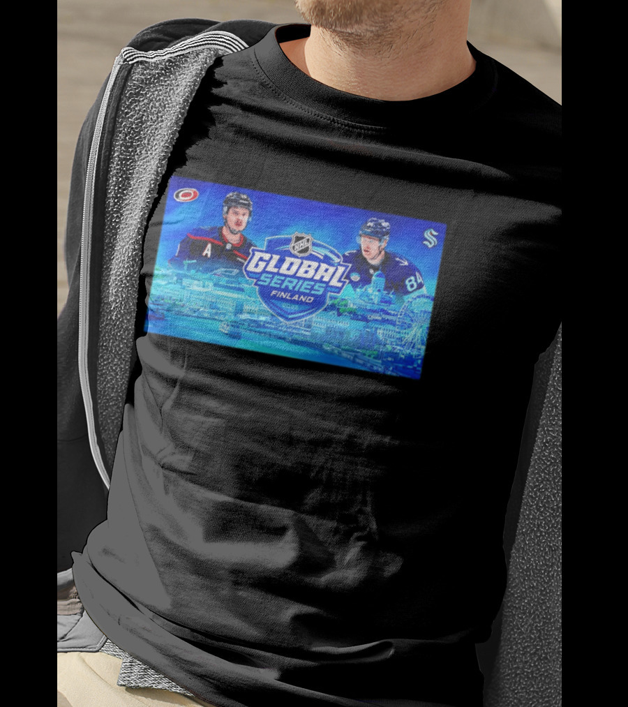 2026 NHL Global Series Finland Carolina Hurricanes Vs Seattle Kraken Helsinki Event T-Shirt