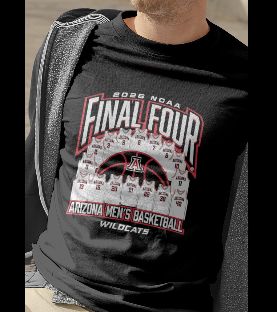 2026 NCAA Final Four Arizona Men's Basketball Wildcats T-Shirt
