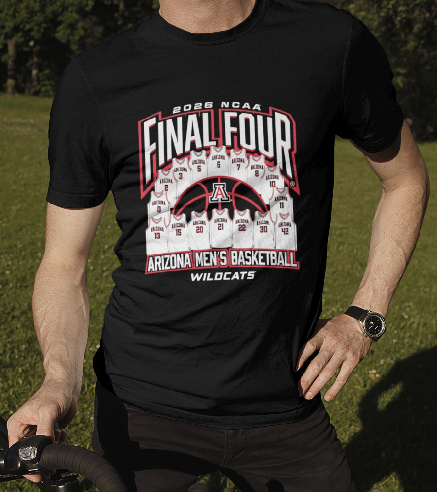 2026 NCAA Final Four Arizona Men's Basketball Wildcats T-Shirt