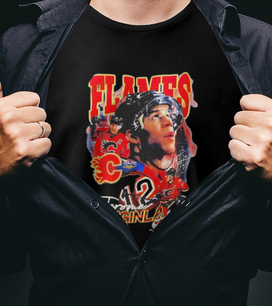 Jarome Iginla Calgary Flames Number 12 Hockey Legend T-Shirt