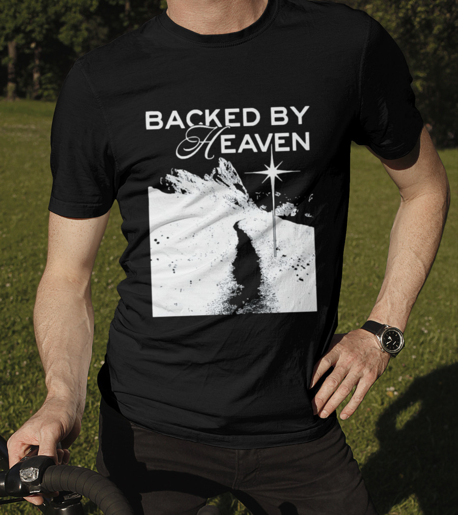 Backed By Heaven Angelic Path With Guiding Star 2026 T-Shirt