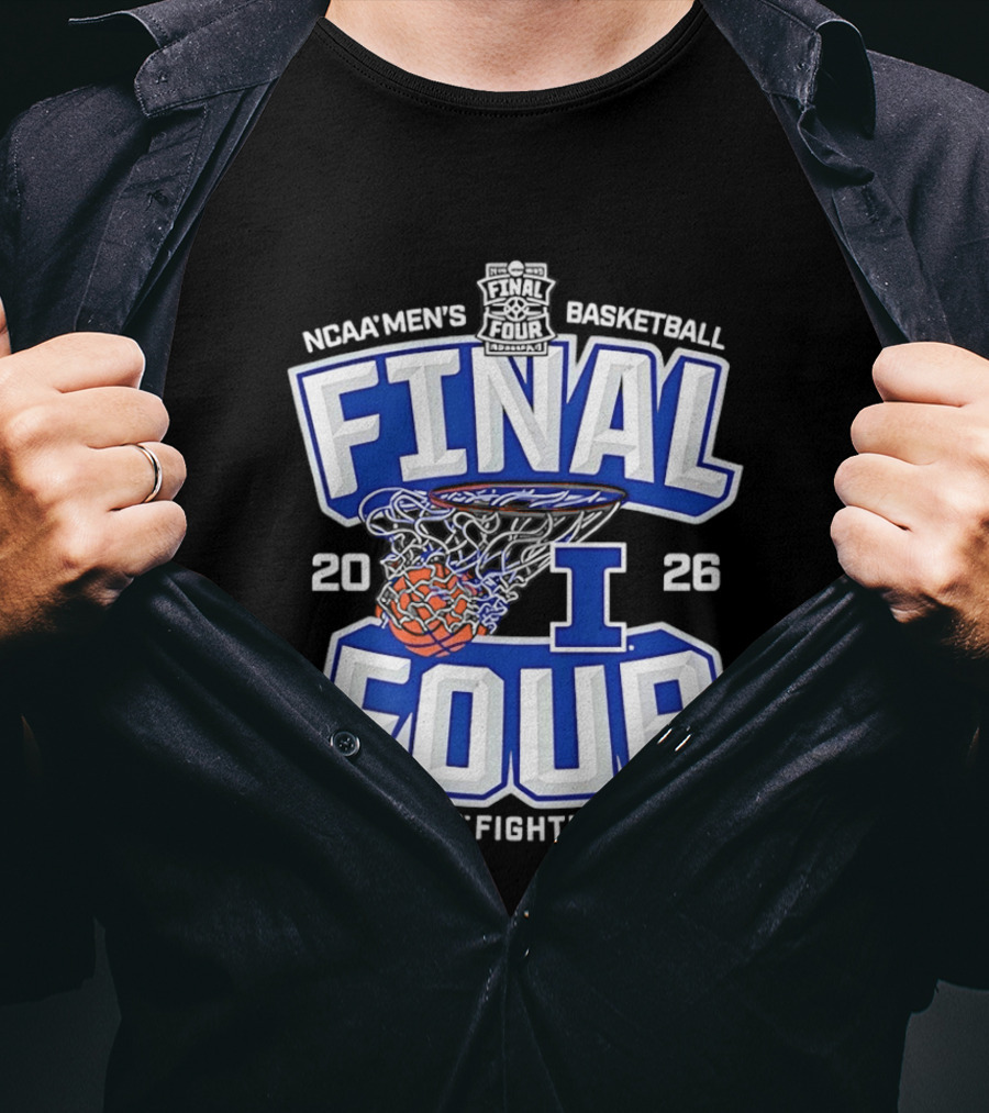 NCAA Men's Basketball Final Four 2026 Illinois Fighting Illini T-Shirt