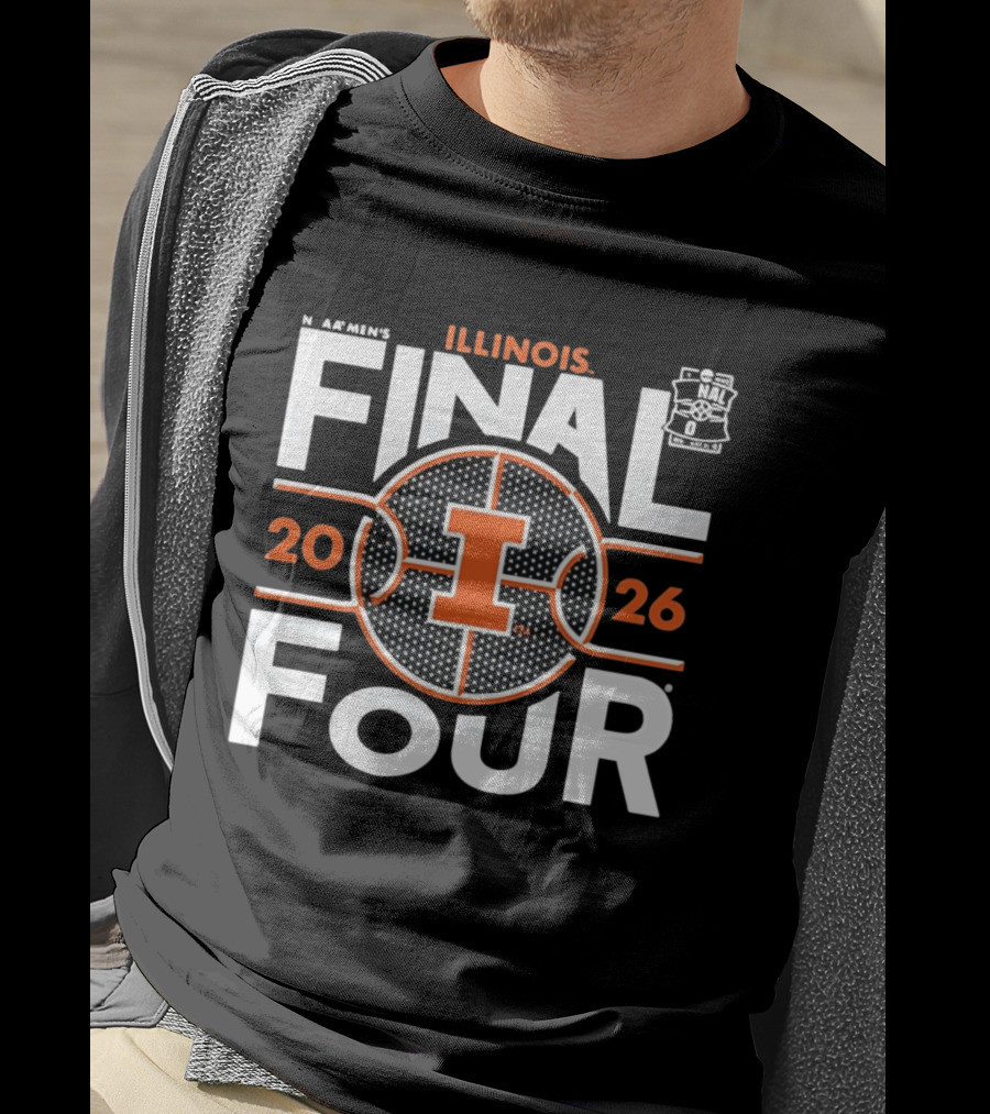 Illinois Final Four 2026 Men's March Madness Basketball T-Shirt