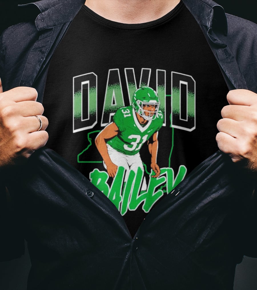 David Bailey New York Jets Football Number 31 Athletics T-Shirt