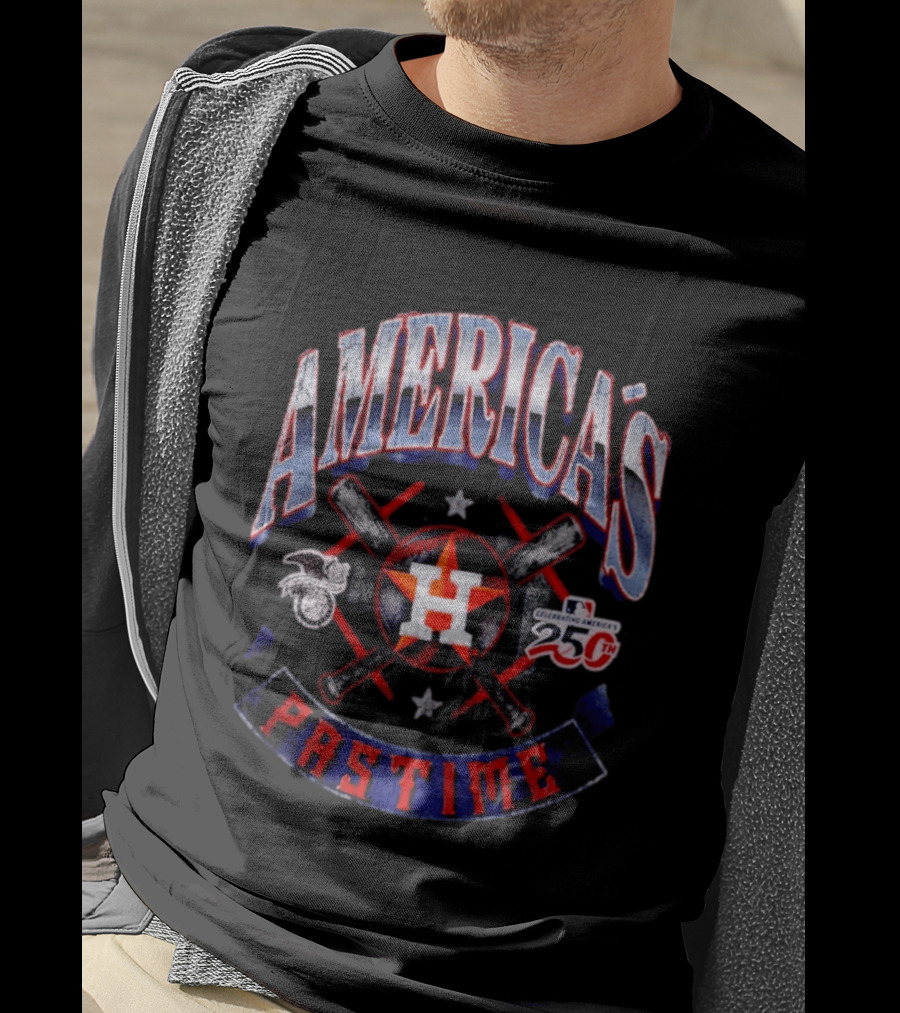 America's Pastime Houston Astros Celebrating America's 250th T-Shirt