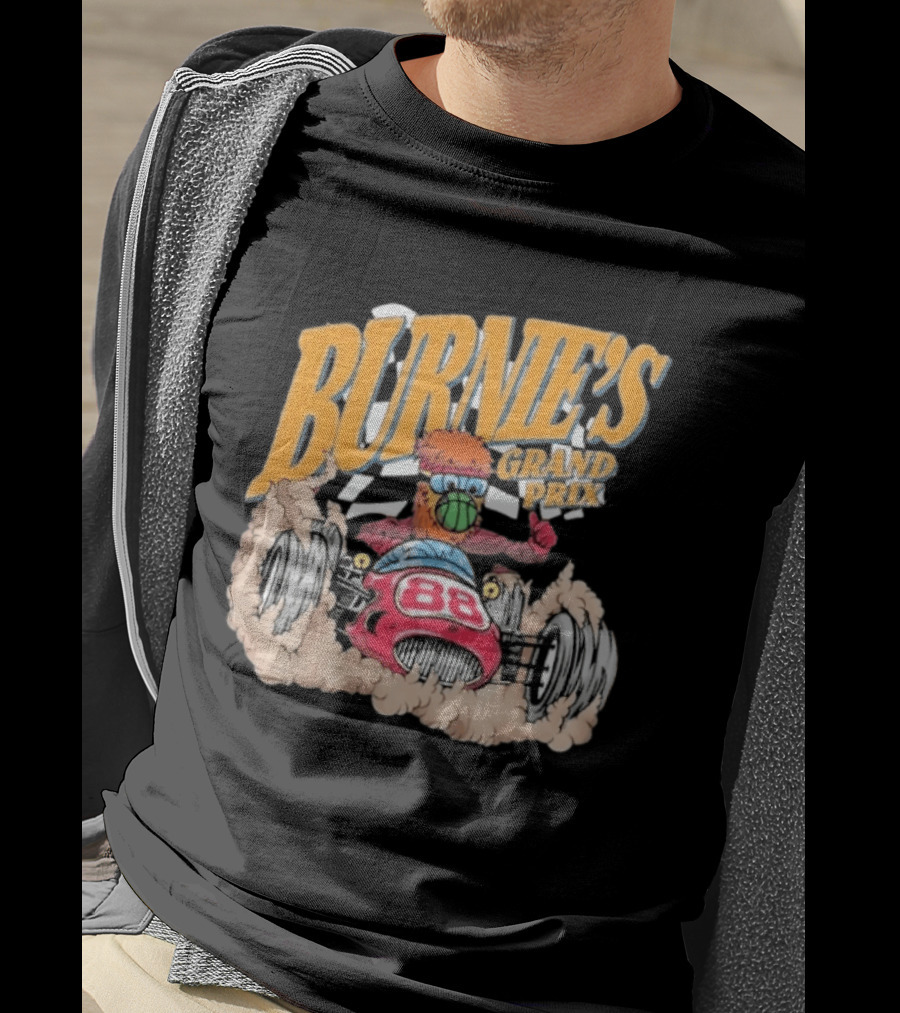 Burnie's Grand Prix Racing Miami Heat Court Culture 88 T-Shirt