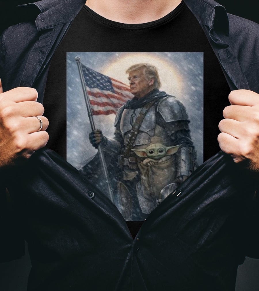 Happy Star Wars Day 2026 Donald Trump Grogu May The 4th Be With You The Mandalorian Star Wars Grogu T-Shirt