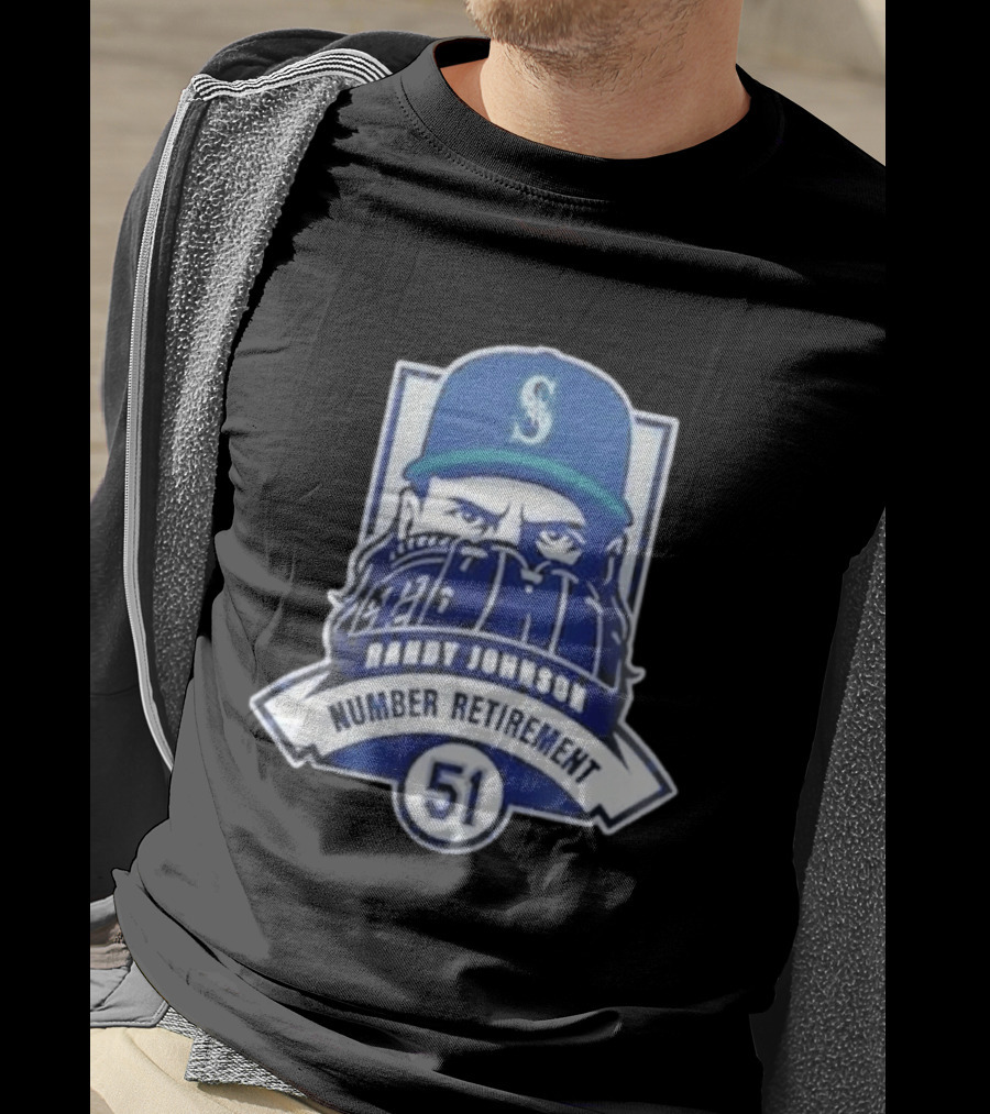 Seattle Mariners Randy Johnson 51 Number Retirement Event 2026 T-Shirt