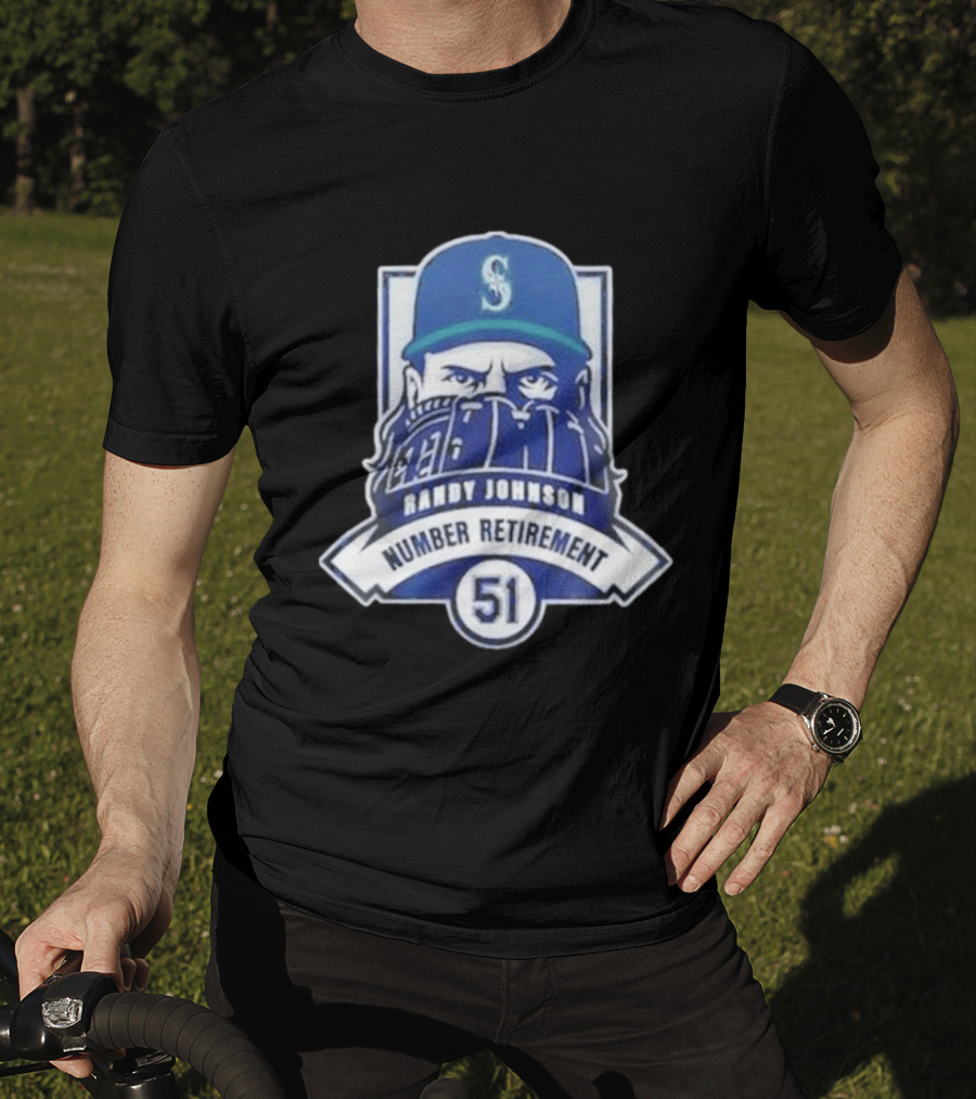 Seattle Mariners Randy Johnson 51 Number Retirement Event 2026 T-Shirt