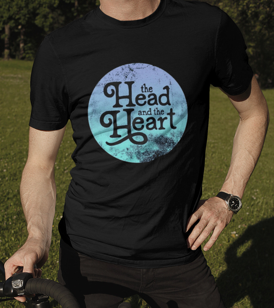 The Head And The Heart Periwinkle Gradient T-Shirt