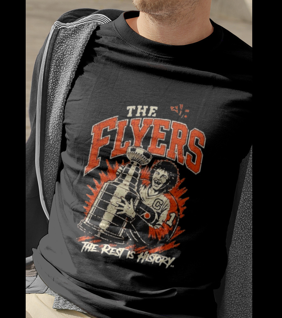 The Flyers The Rest Is History Iconic Hockey Celebration T-Shirt