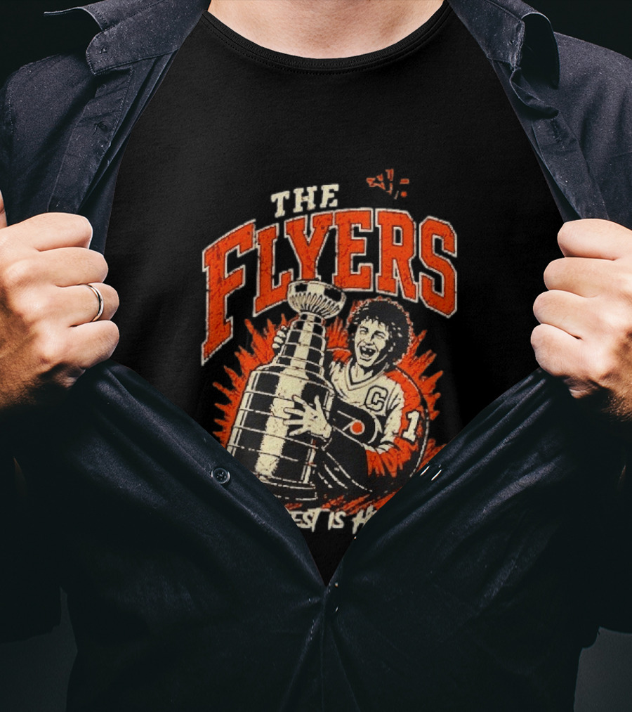 The Flyers The Rest Is History Iconic Hockey Celebration T-Shirt