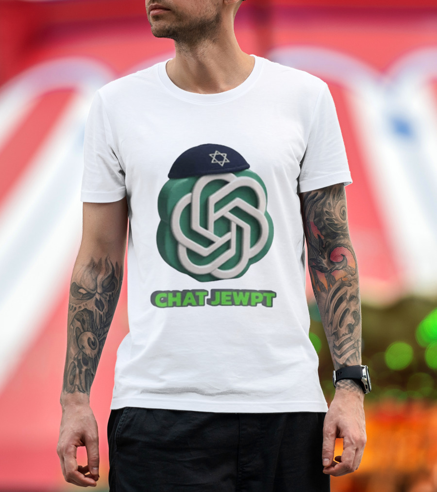Chat JewPT Symbol With Star On Cap T-Shirt