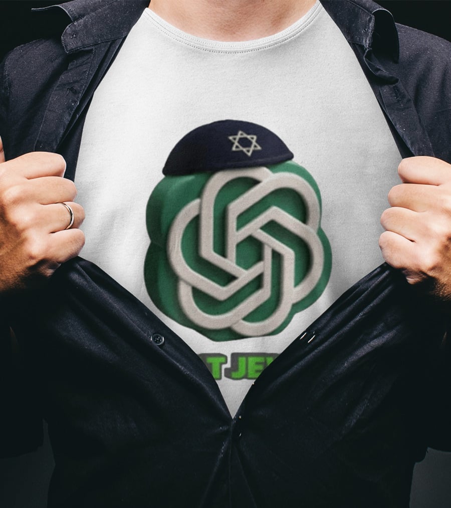 Chat JewPT Symbol With Star On Cap T-Shirt