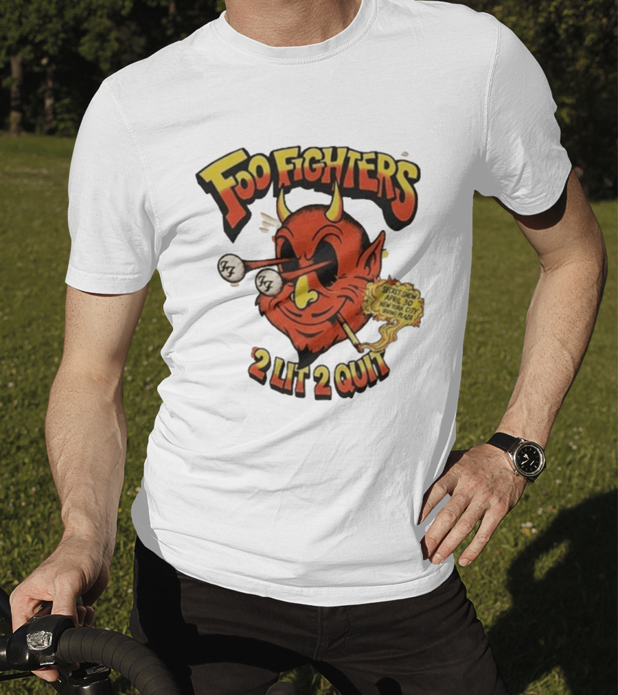 Foo Fighters 2 Lit 2 Quit Secret Show April 30 2026 Irving Plaza New York T-Shirt