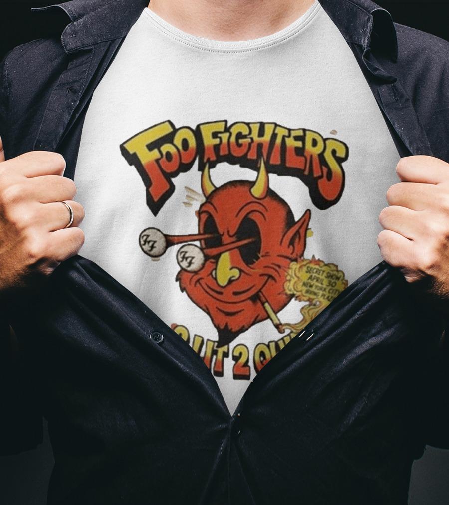 Foo Fighters 2 Lit 2 Quit Secret Show April 30 2026 Irving Plaza New York T-Shirt