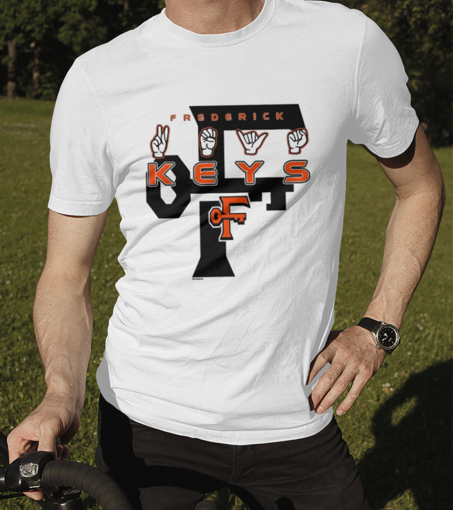 Frederick Keys Deaf Awareness 2026 Frederick Keys Logo Sign Language T-Shirt