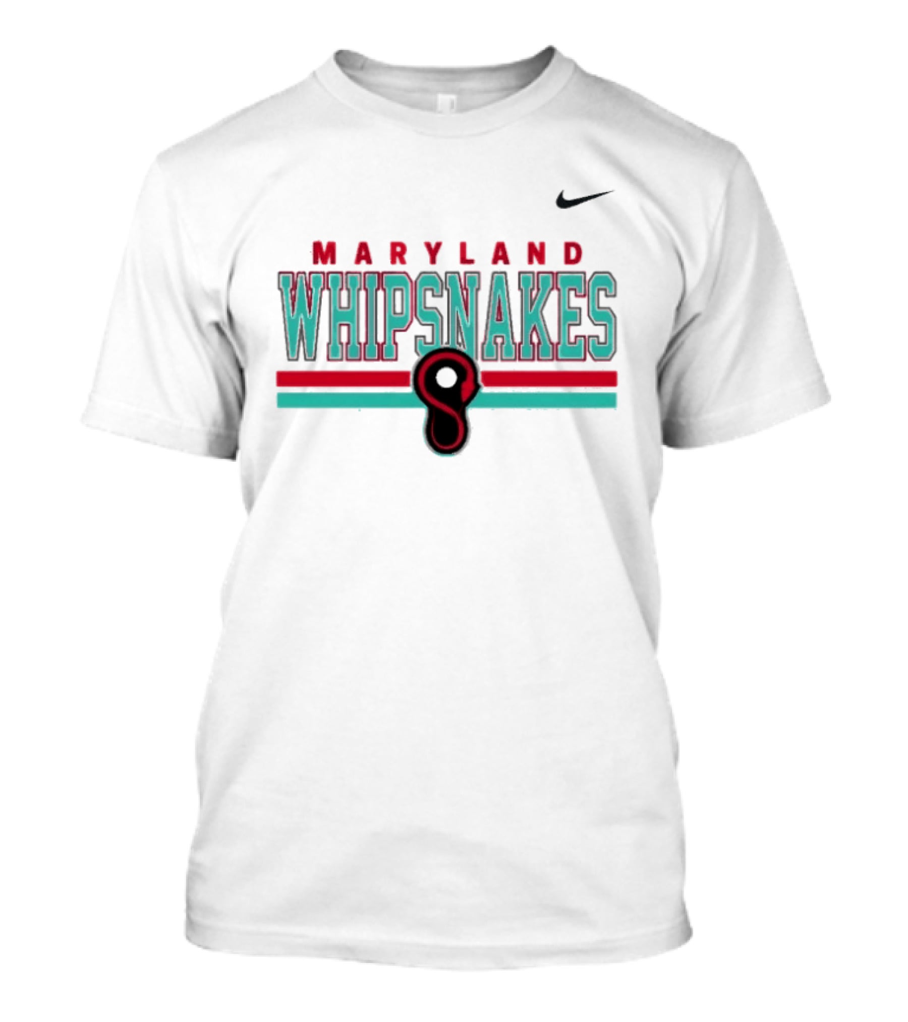 Maryland Whipsnakes Nike Dri FIT Stripe Team T-Shirt