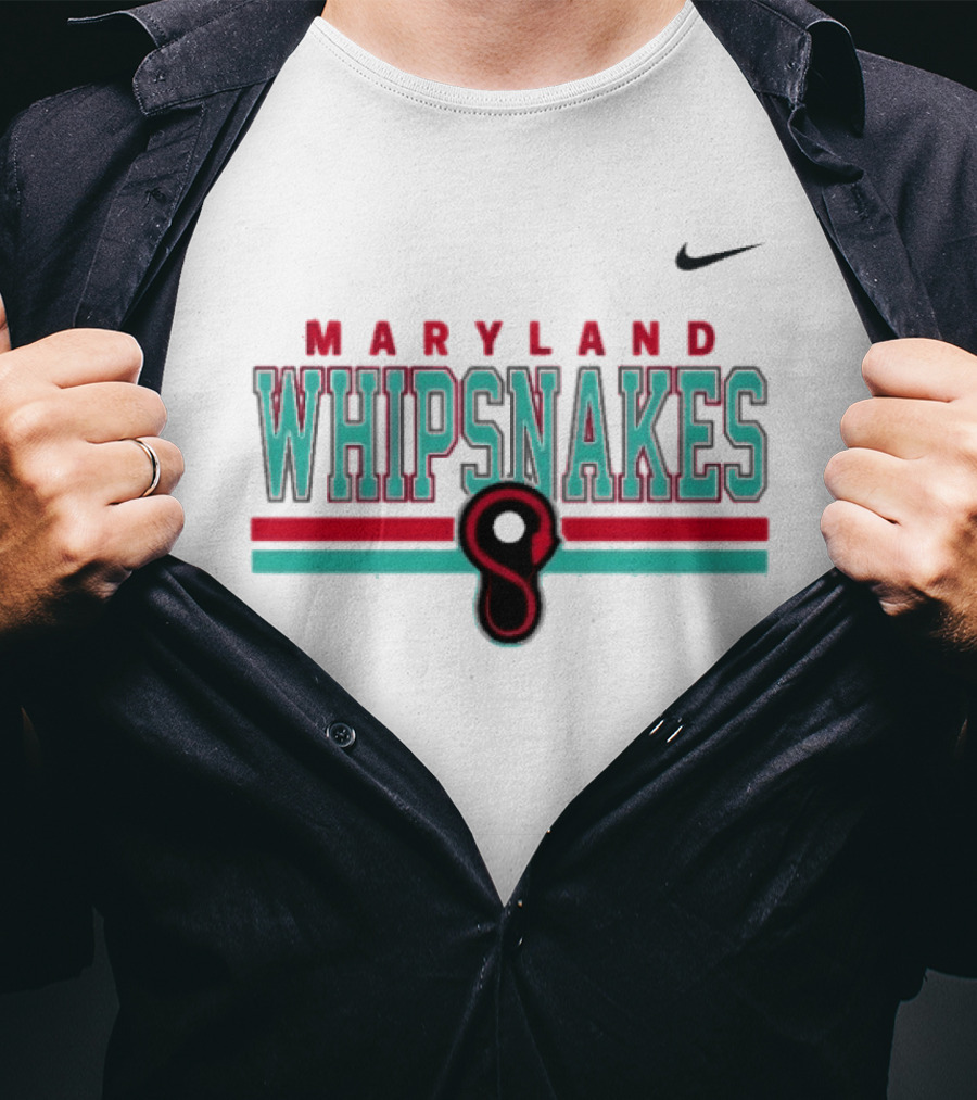 Maryland Whipsnakes Nike Dri FIT Stripe Team T-Shirt