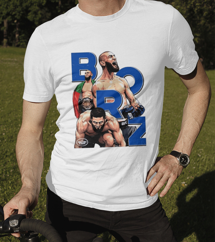 Borz Khamzat Chimaev UFC Fighter Illustrated T-Shirt