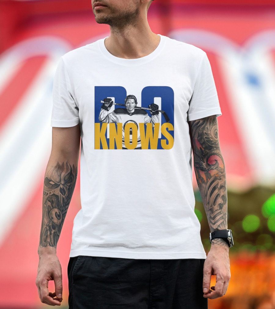 Bowen Byram Bo Knows Buffalo Sabres Hockey Jumper T-Shirt