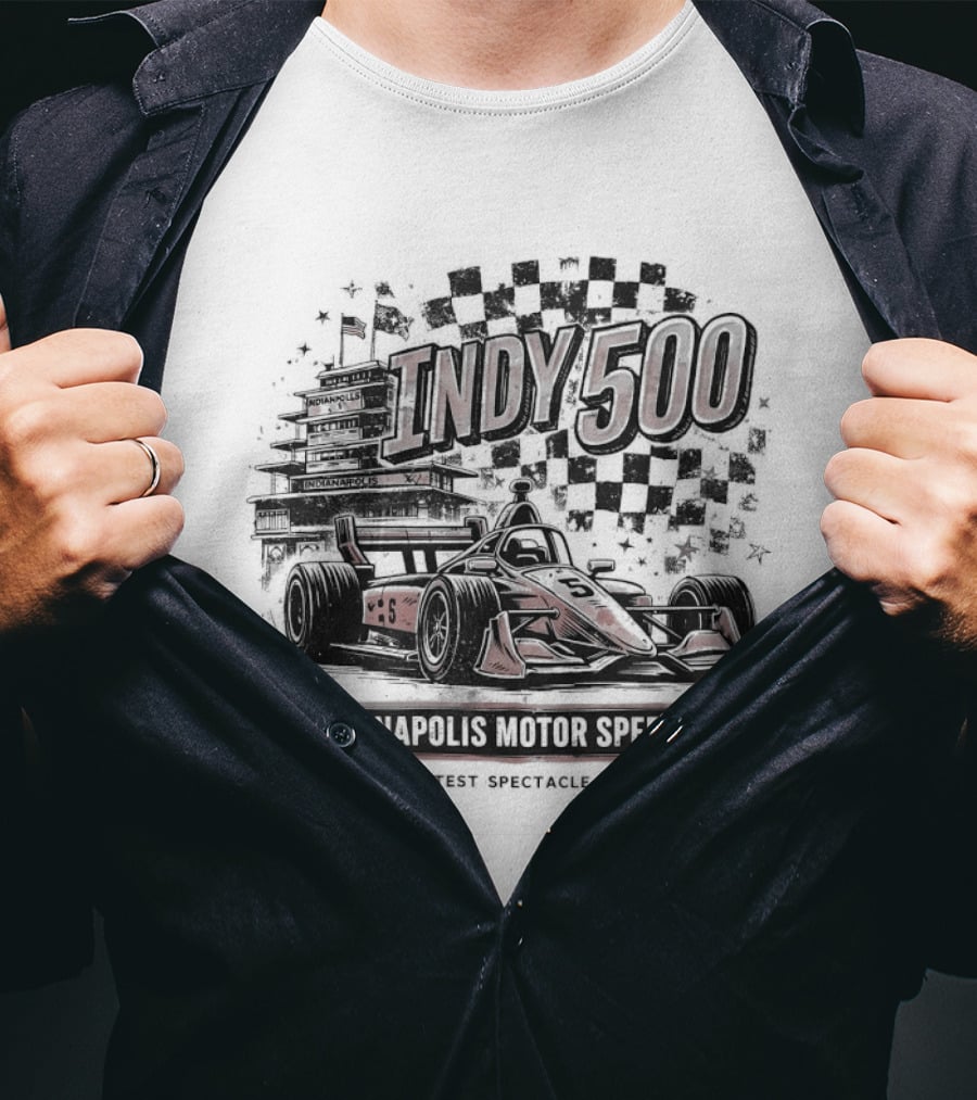 Indy 500 Indianapolis Motor Speedway The Greatest Spectacle In Racing T-Shirt