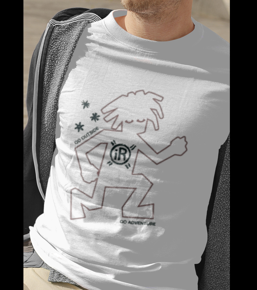 Isaiah Rashad Iba Hiking Supply Running Figure With Stars T-Shirt