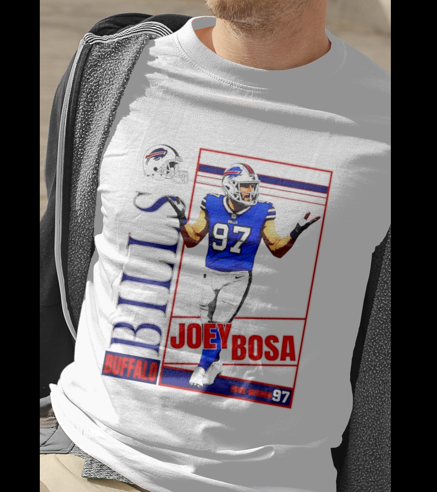 Joey Bosa Buffalo Bills Edge Rusher 97 NFL Football T-Shirt