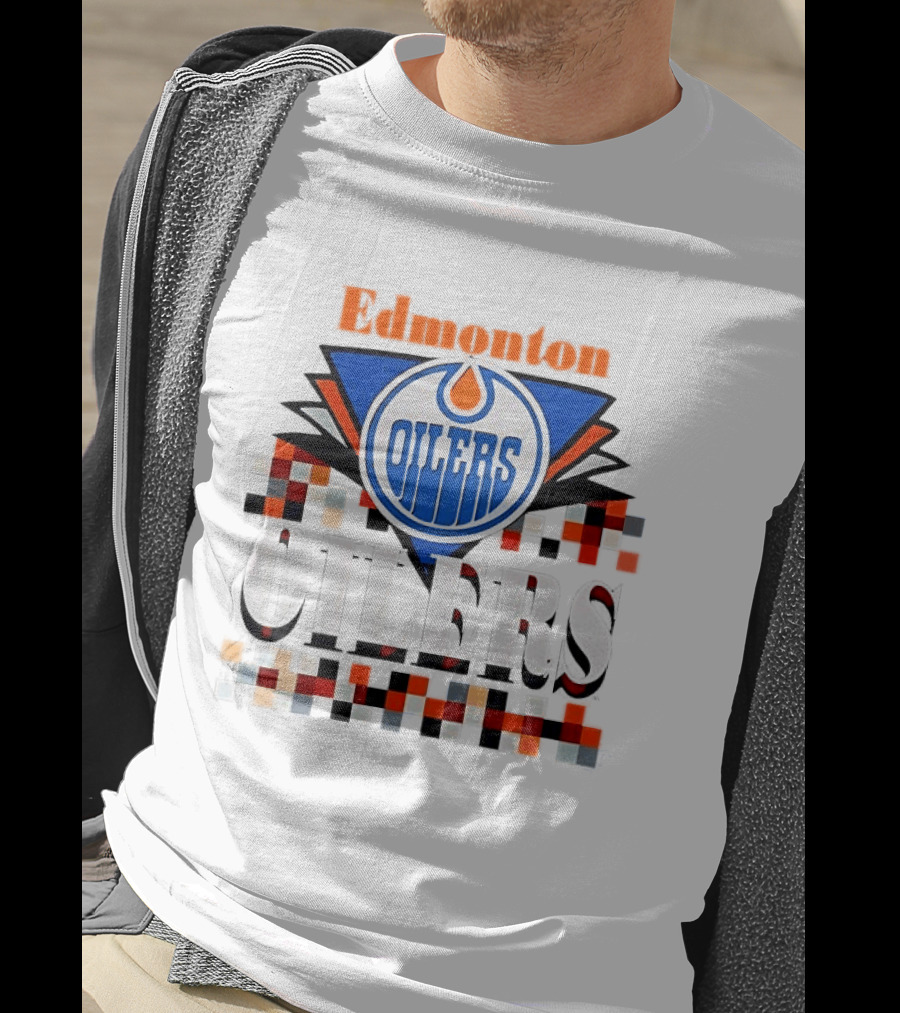 Edmonton Oilers NHL 1993 Edmonton Team Spirit T-Shirt