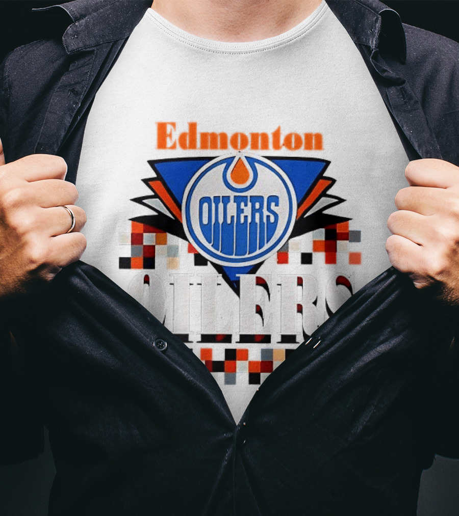 Edmonton Oilers NHL 1993 Edmonton Team Spirit T-Shirt