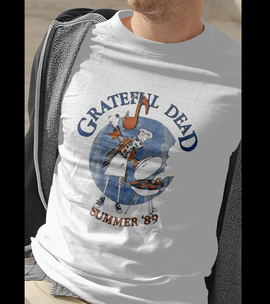 Grateful Dead Skeleton Chef BBQ Summer '89 T-Shirt