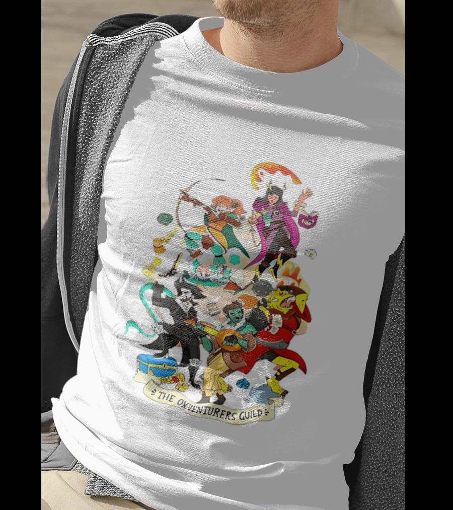The Oxventurers Guild YouTube Outside Xbox Characters Adventure Fantasy T-Shirt
