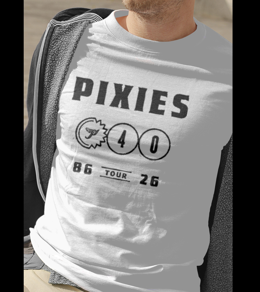 Pixies 40th Anniversary Tour 2026 Dates Asia Event P40 86 26 T-Shirt