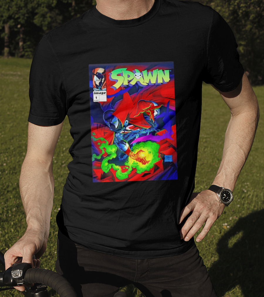 Spawn Image Comics May Issue 1 Albert Al Simmons 1992 T-Shirt