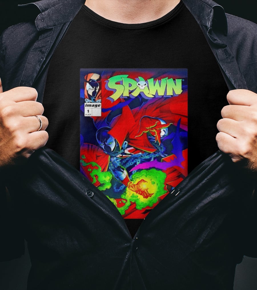 Spawn Image Comics May Issue 1 Albert Al Simmons 1992 T-Shirt
