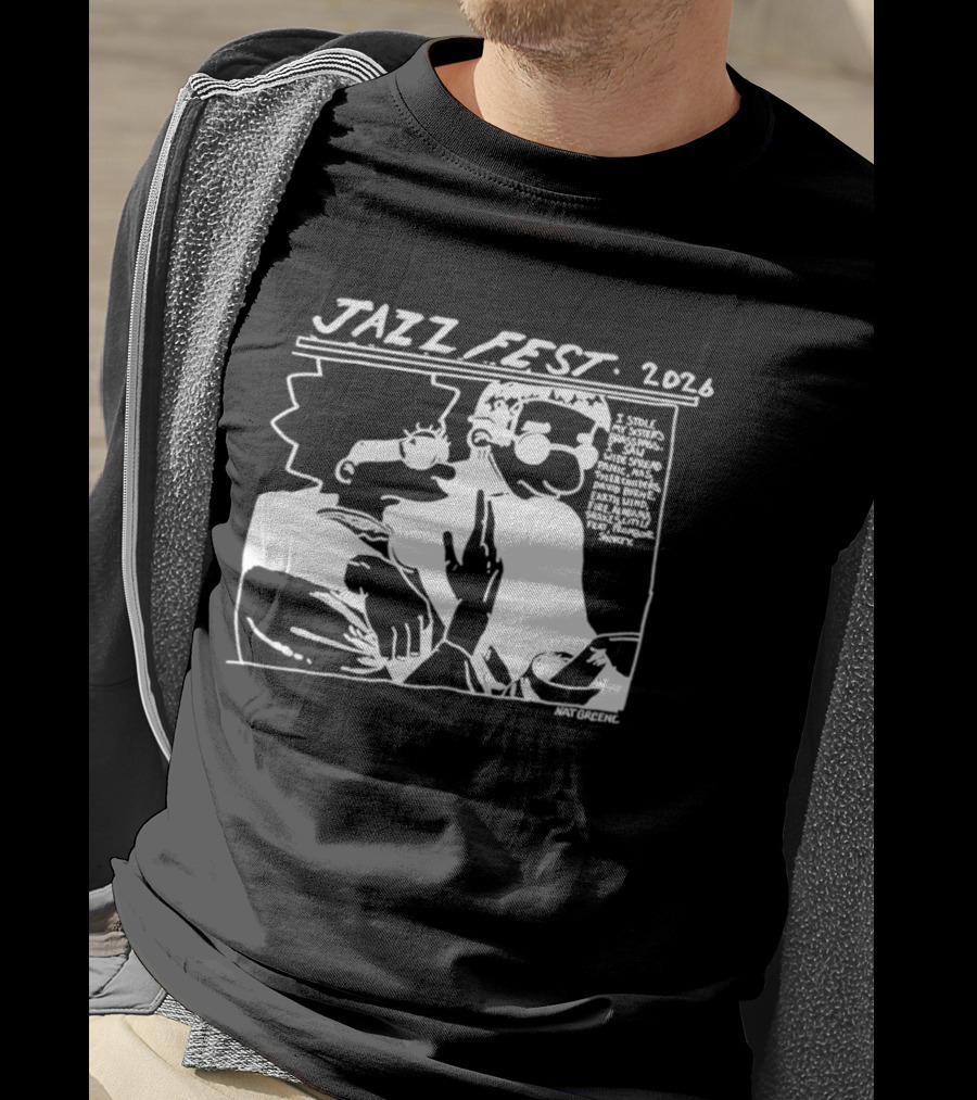 Jazz Fest 2026 I Stole My Sister's Brassimos Saw Widespread Panic T-Shirt