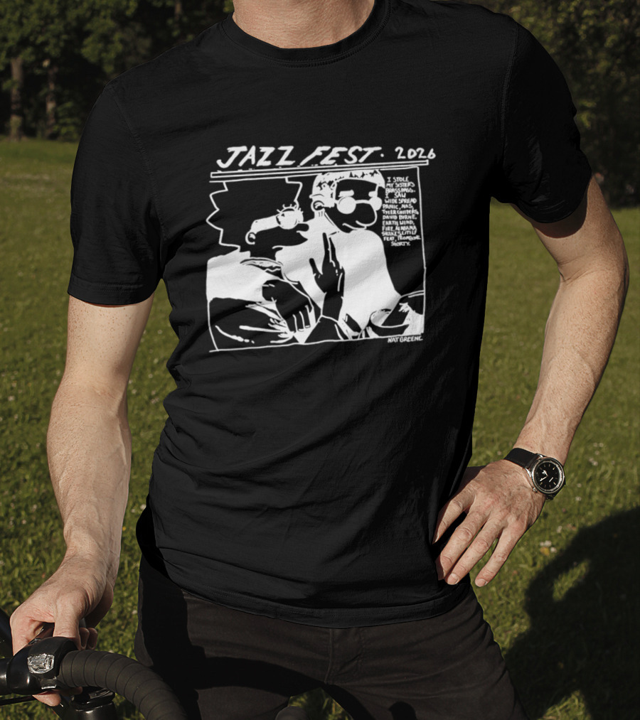 Jazz Fest 2026 I Stole My Sister's Brassimos Saw Widespread Panic T-Shirt