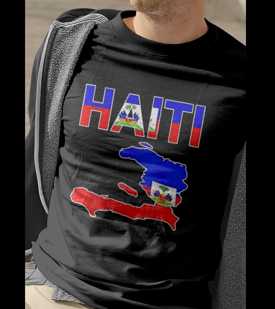 Haiti Flag Day 2026 Map Flag Haitian Pride Celebration T-Shirt