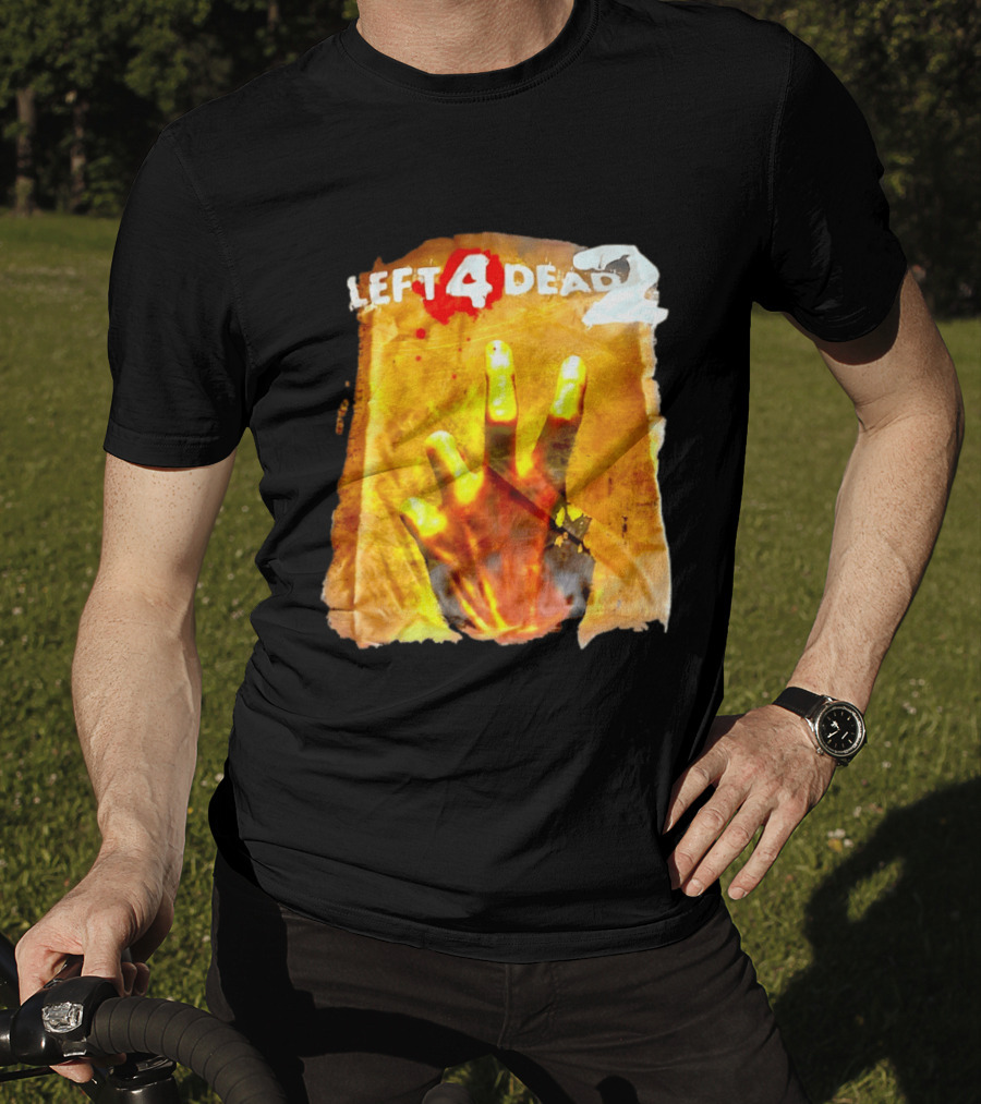 Left 4 Dead 2 Zombie Hand Iconic Horror Game T-Shirt