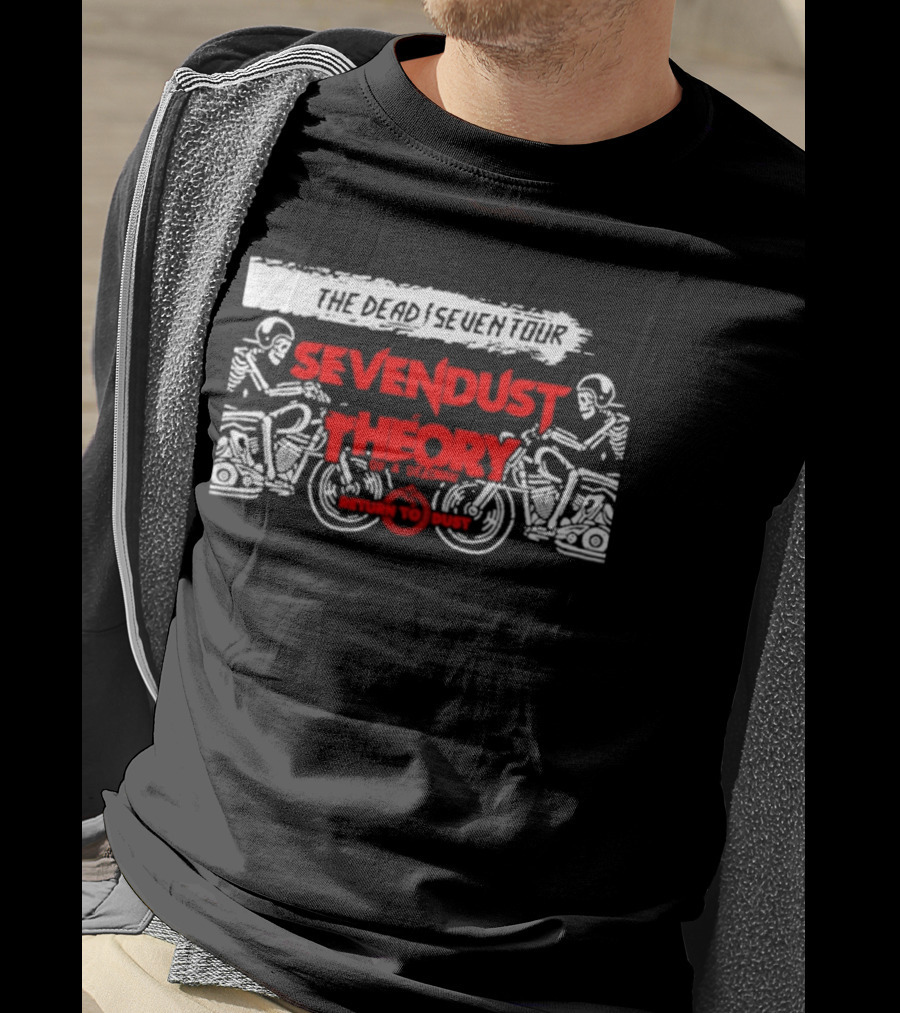 Sevendust Theory The Dead Seven Tour Return To Dust 2026 T-Shirt