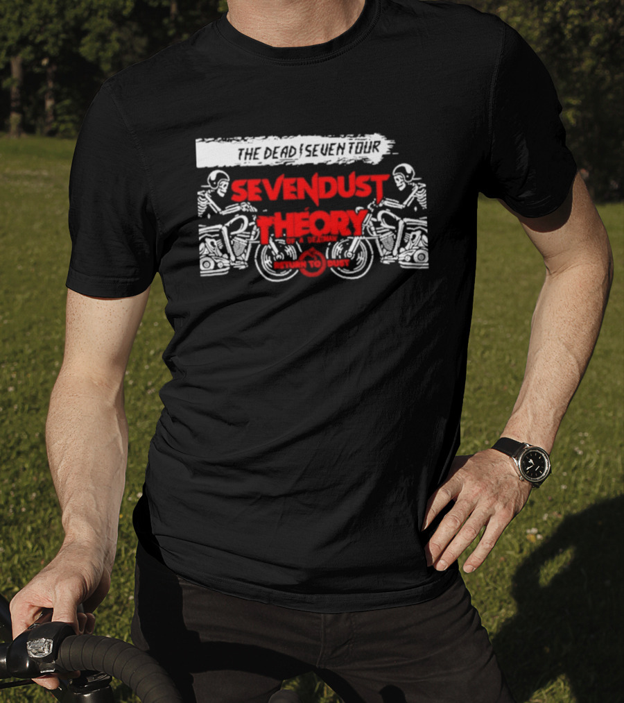 Sevendust Theory The Dead Seven Tour Return To Dust 2026 T-Shirt