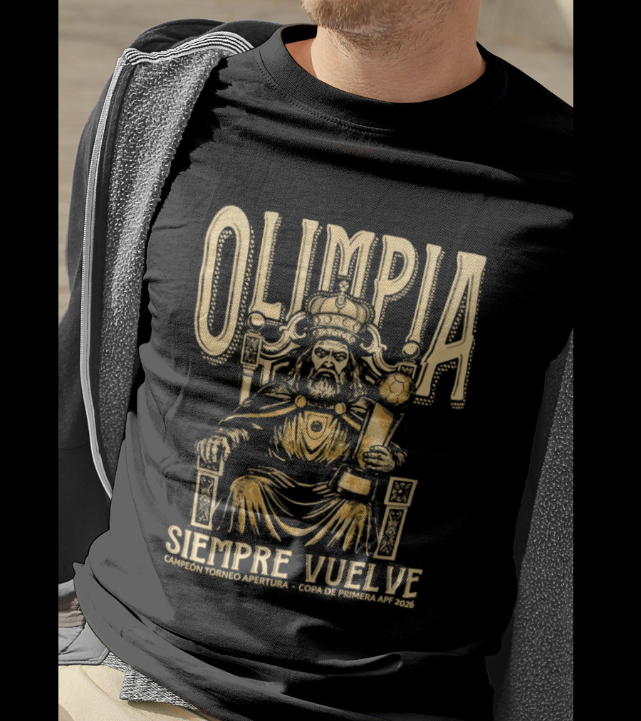 Olimpia Siempre Vuelve 48 Veces Campeón Copa 2026 T-Shirt