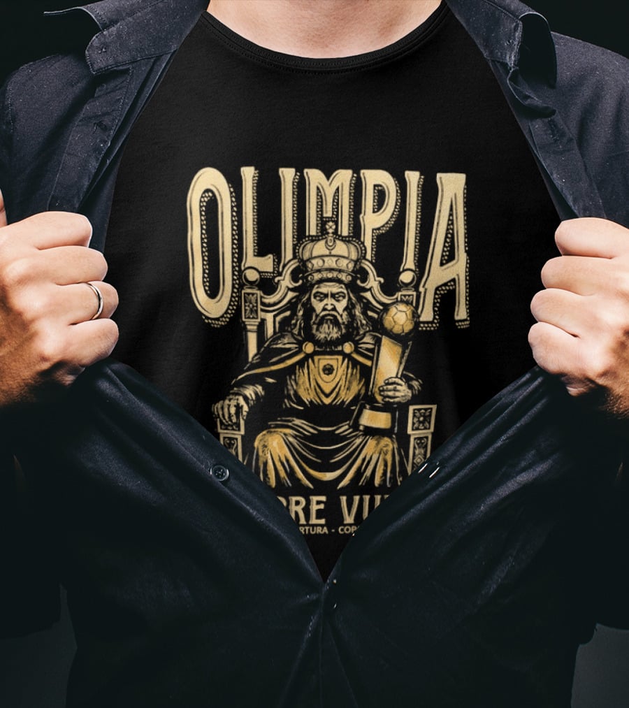 Olimpia Siempre Vuelve 48 Veces Campeón Copa 2026 T-Shirt