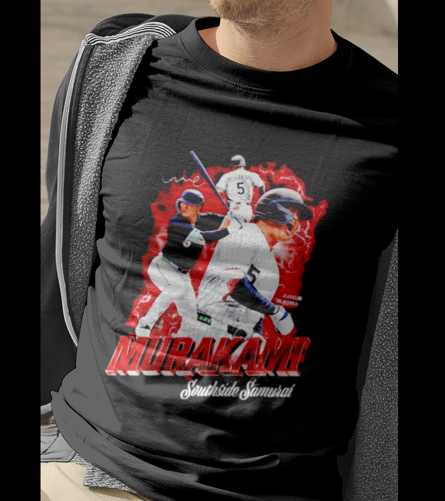 Munetaka Murakami Southside Samurai Baseball Players MLB Commendation T-Shirt