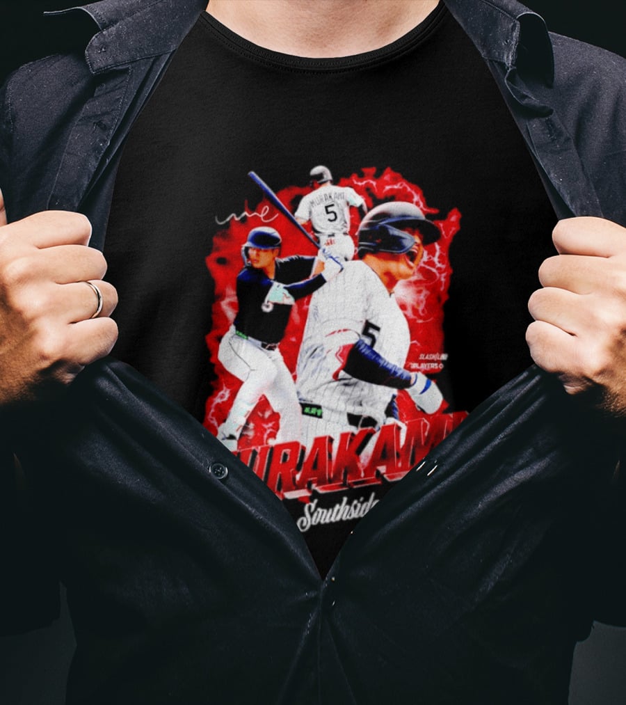 Munetaka Murakami Southside Samurai Baseball Players MLB Commendation T-Shirt