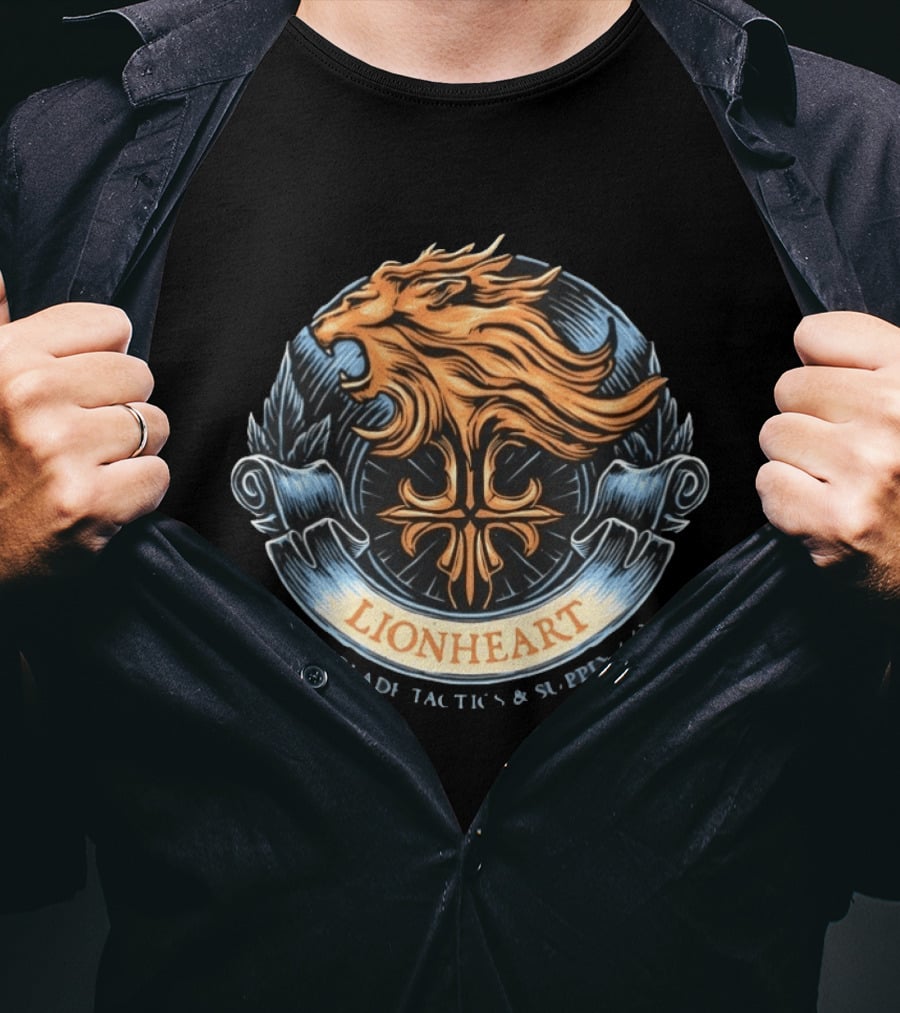 Lionheart Gunblade Tactics And Supply Co Final Fantasy Squall Leonhart T-Shirt