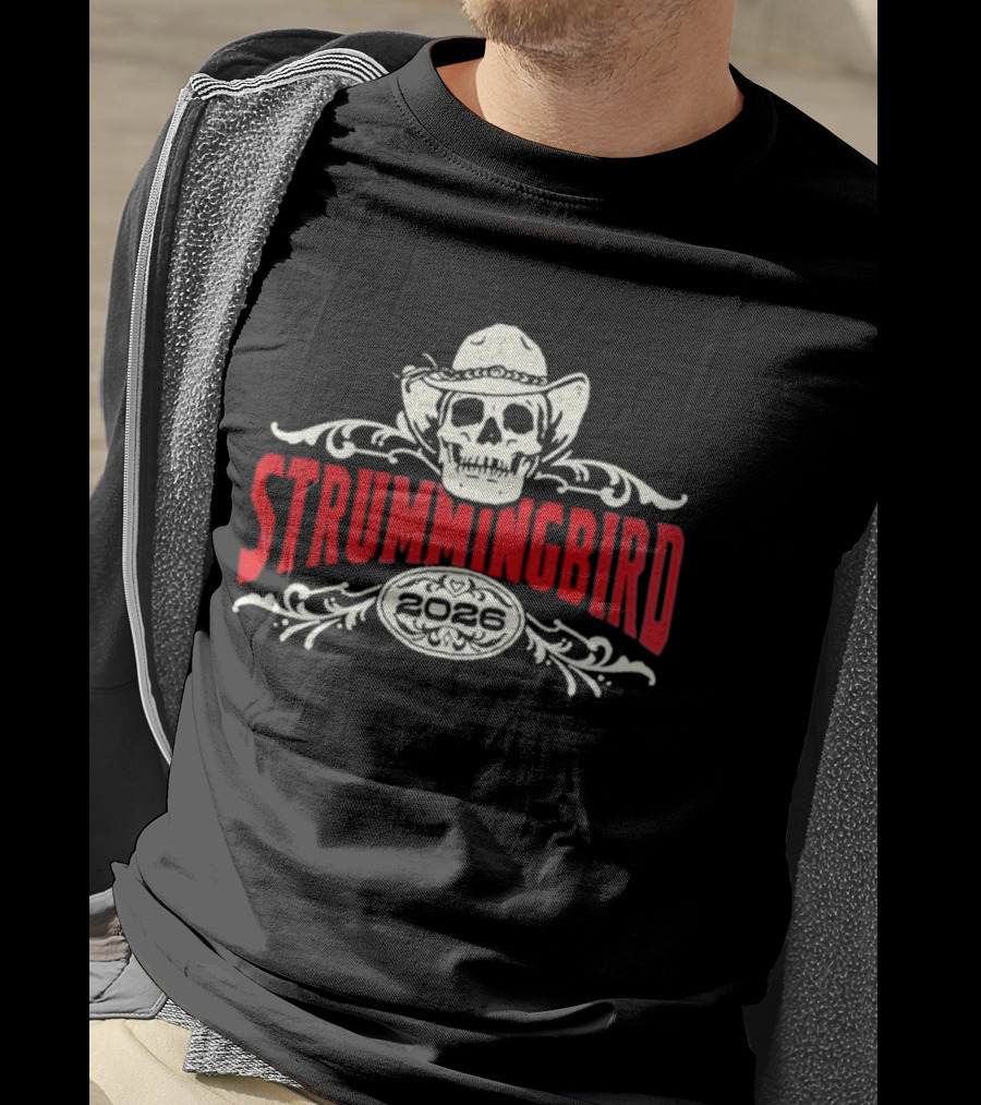 Strummingbird 2026 Festival Exclusive Australia October 17 18 Lineup Cowboy Skull T-Shirt