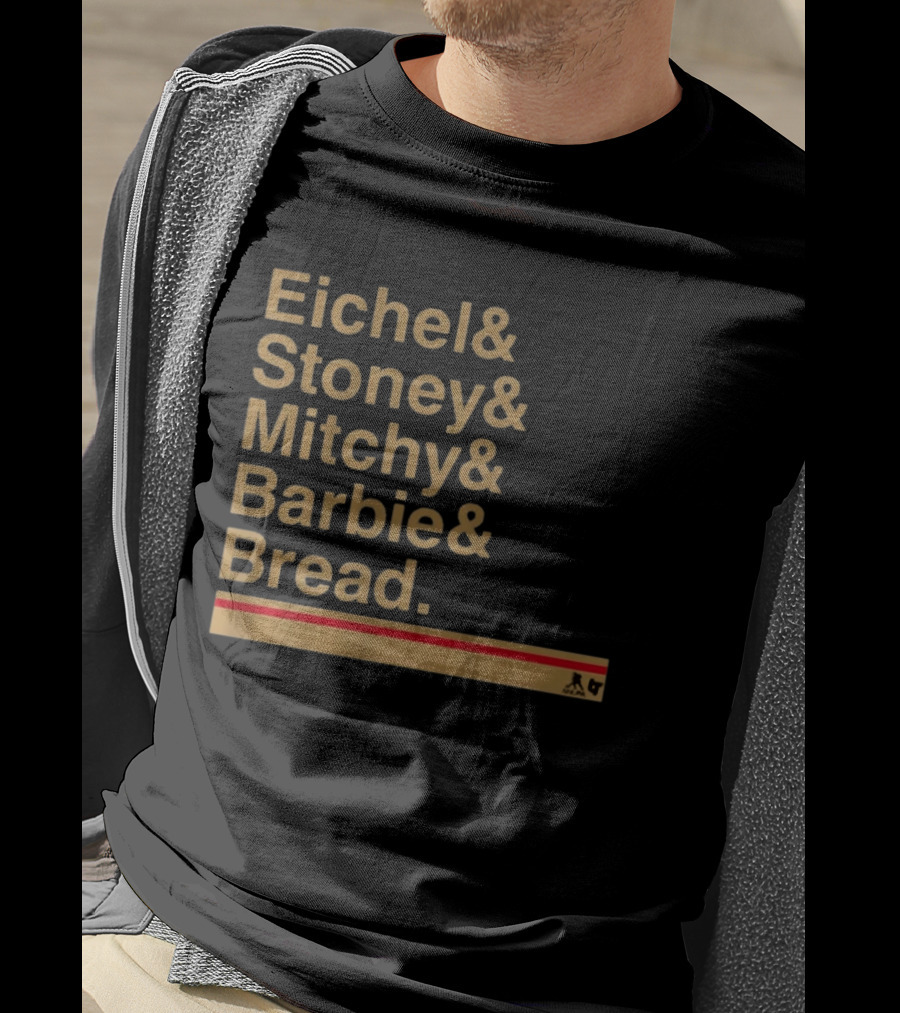 Vegas Hockey Eichel Stoney Mitchy Barbie Bread Ampersand List NHL T-Shirt